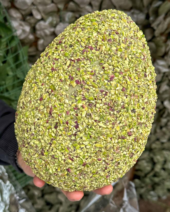 uovo di pasqua alla granella di pistacchio